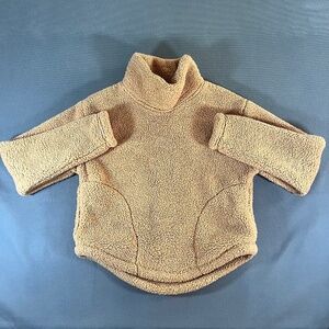 All In Motion Tan Fleece Pullover Sweatshirt Woman’s Size XS All In Motion